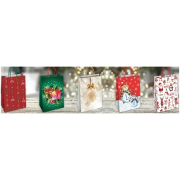 SHOPPER 36X12H41CM ASS.NATALE 2 25PZ