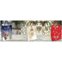 SHOPPER 54X14H50CM ASS.NATALE 3 25PZ