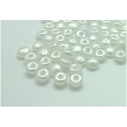 GOCCE VETRO 6,8MM 365ML BIANCO PERLA