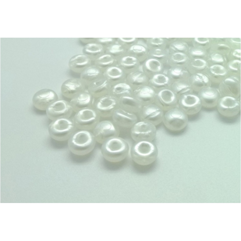 GOCCE VETRO 6,8MM 365ML BIANCO PERLA