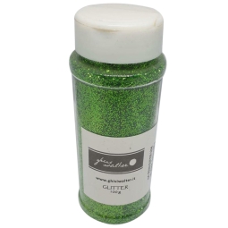 GLITTER 100GR VERDE IN   FLACONE