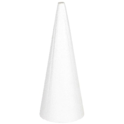 ALBERO POLISTIROLO D9H25CM BIANCO