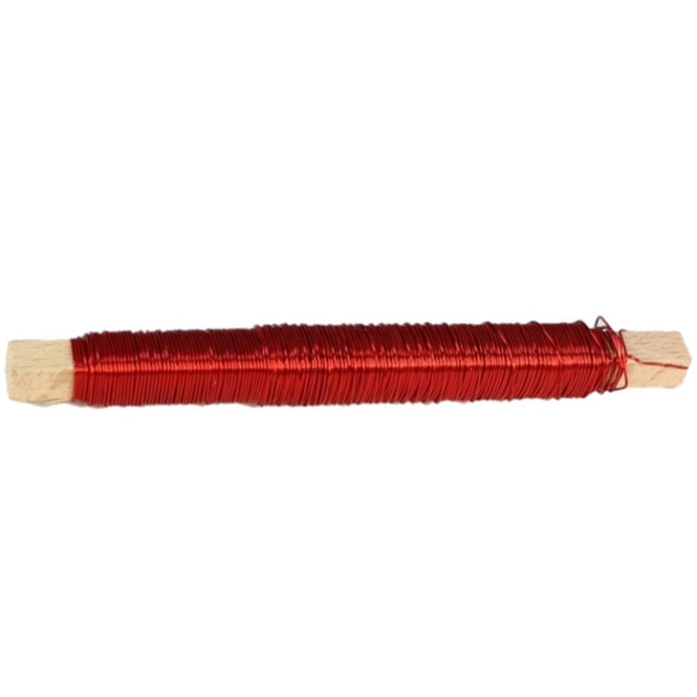ROCCHETTO FIL DI FERRO   50GR ROSSO