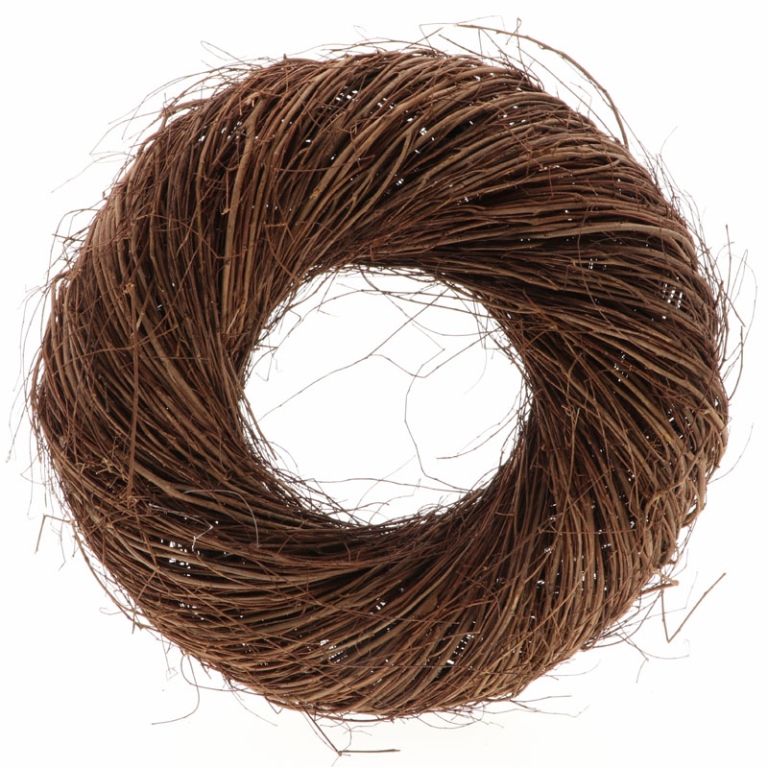 GHIRLANDA D40H10CM MARRONE