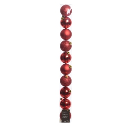 SFERE 10PZ D6CM ROSSO    SOGGETTI ASSORTITI
