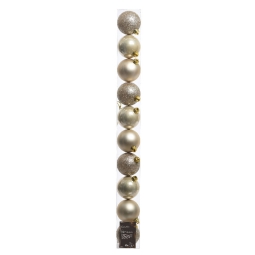 SFERE 10PZ D6CM PERLA    SOGGETTI ASSORTITI