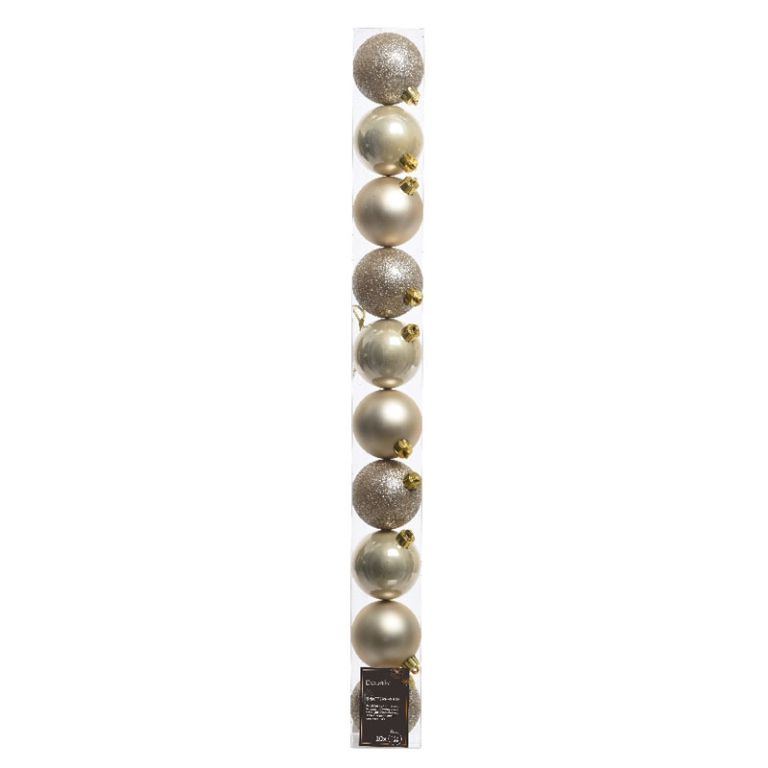 SFERE 10PZ D6CM PERLA    SOGGETTI ASSORTITI