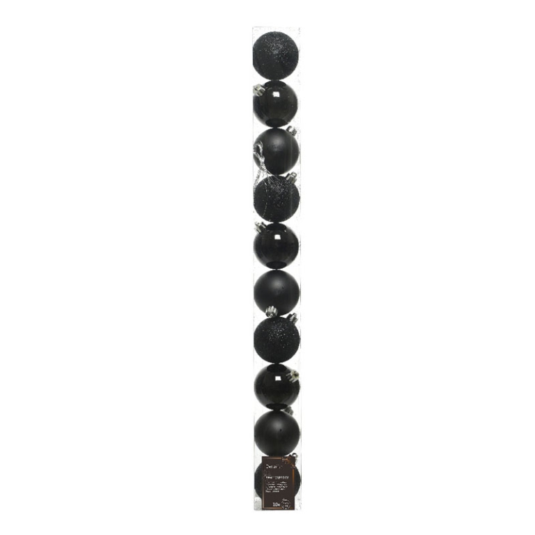 SFERE 10PZ D6CM NERO     SOGGETTI ASSORTITI