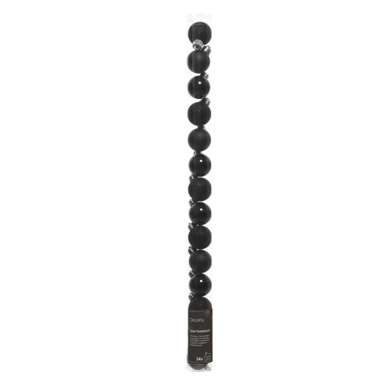 SFERA PLASTICA D30MM 14PZ NERO