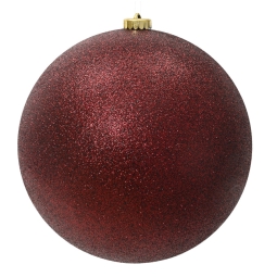 SFERA PLASTICA D250MM BORGOGNA GLITTER