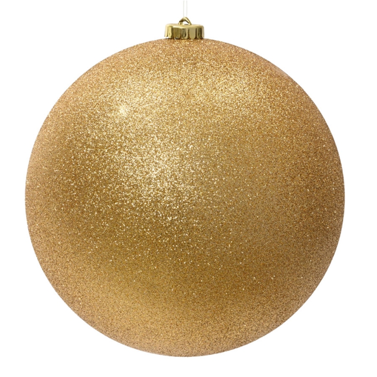SFERA PLASTICA D250MM ORO GLITTER