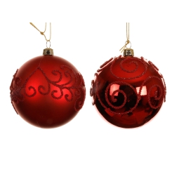 SFERA D8CM PLASTICA ROSSO SOGGETTI ASSORTITI