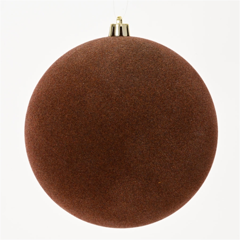 SFERA PLASTICA D80MM 9PZ FLOCCATA ESPRESSO