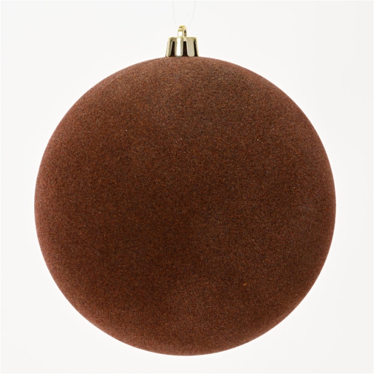 SFERA PLASTICA D140MM FLOCCATA ESPRESSO
