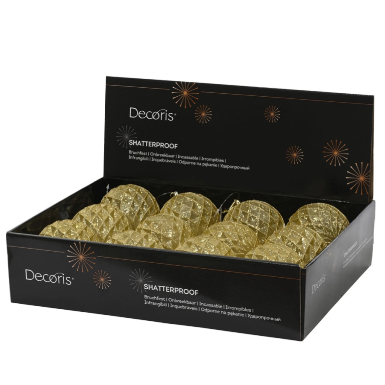 SFERA PLASTICA D100MM ORO ANTICO 2