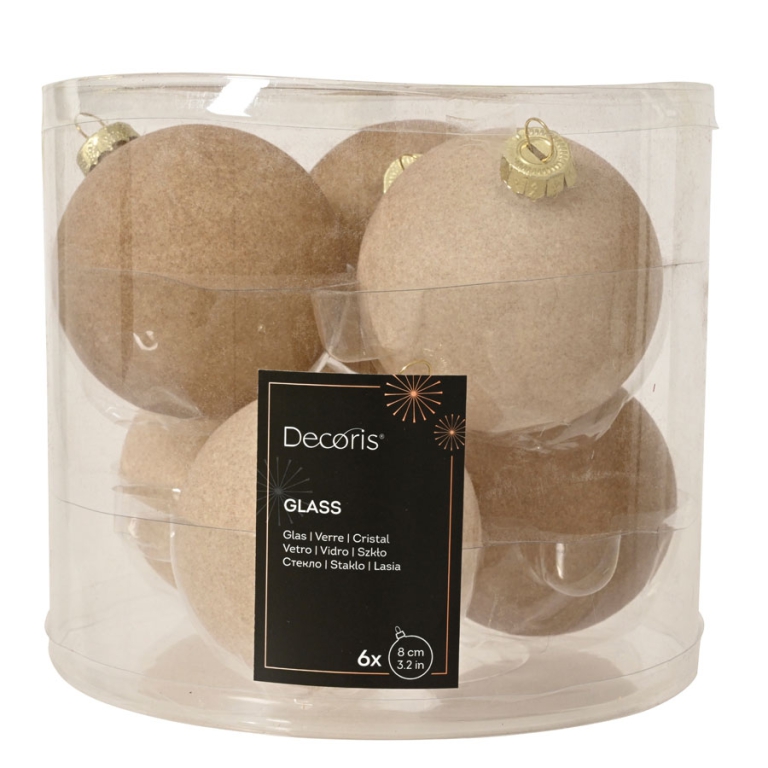 SFERA VETRO D80MM 6PZ CIPRIA 2