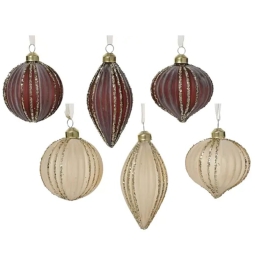 SFERA VETRO D8CM DECORO  GLITTER SOGGETTI ASSORTITI