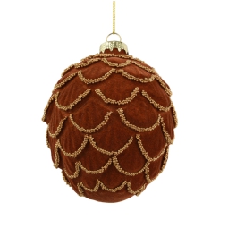 SFERA VETRO PIGNA D90XH110MM ARANCIONE