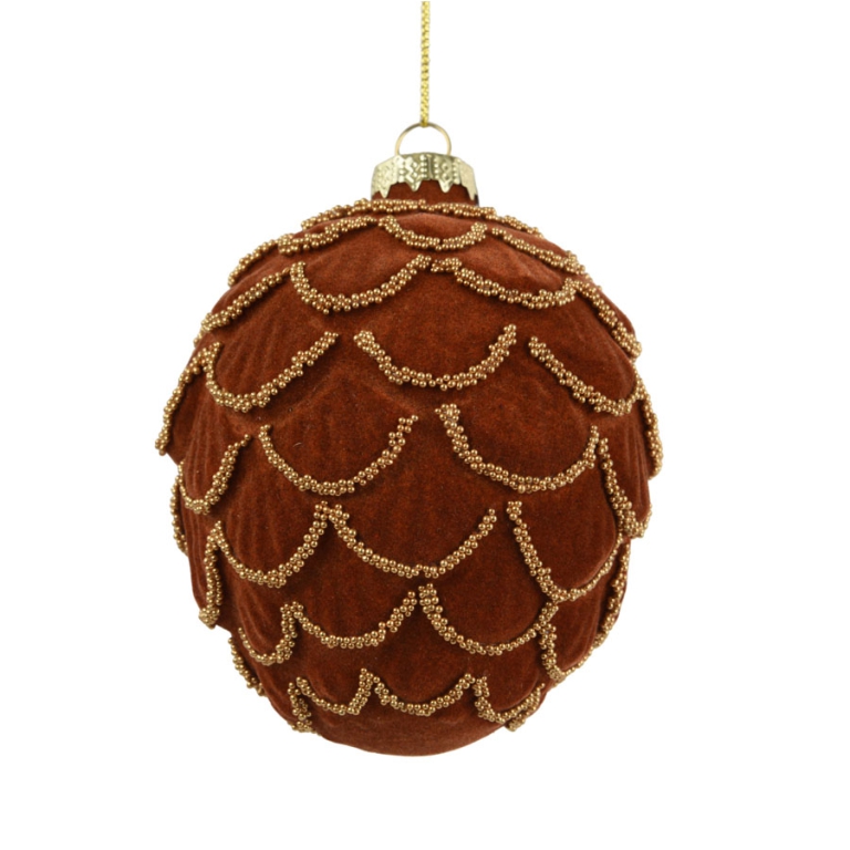 SFERA VETRO PIGNA D90XH110MM ARANCIONE