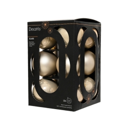 SFERE D6CM 12PZ PERLA    SOGGETTI ASSORTITI