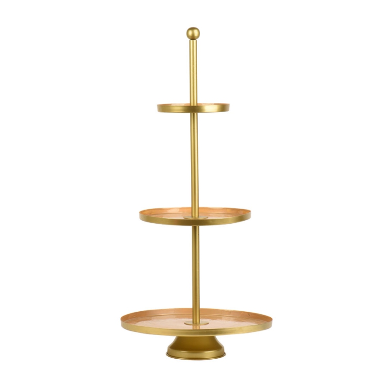 ALZATINA ORO D.38XH81CM  METALLO