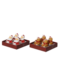 TEALIGHT 4PZ D4H5CM SOGGETTI ASSORTITI