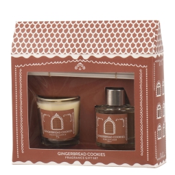 SET DIFFUSORE + CANDELA  GINGERBREAD COOKIES