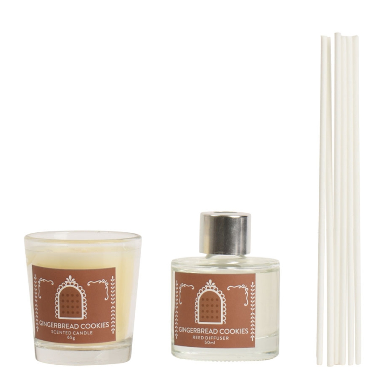 SET DIFFUSORE + CANDELA  GINGERBREAD COOKIES 2