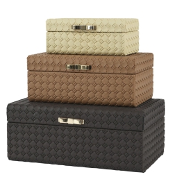 BAULETTO SET 3PZ CHIUSURA A GANCIO 3 COLORI