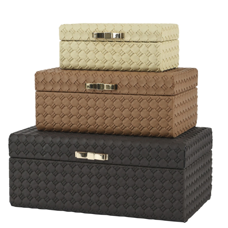 BAULETTO SET 3PZ CHIUSURA A GANCIO 3 COLORI