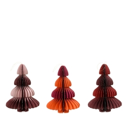 DECORO ALBERO H30CM CARTA COLORI ASSORTITI