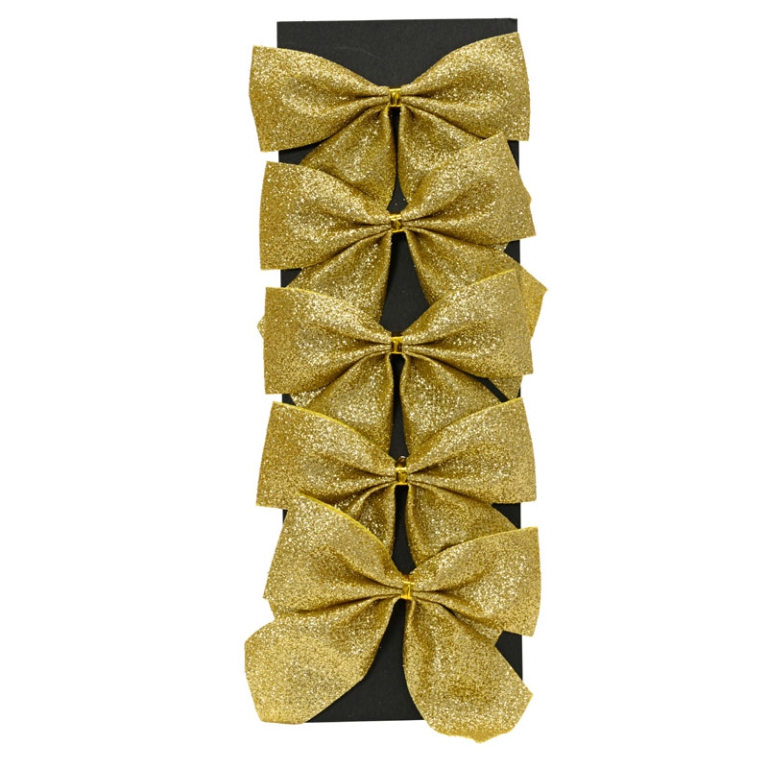 FIOCCO TESSUTO 10MM ORO  6PZ