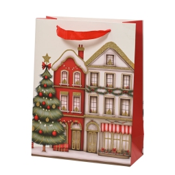 SHOPPER 42X16X48CM NATALE DECORO CASE