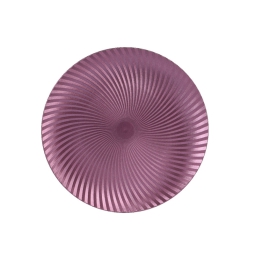 SOTTOPIATTO D33CM LILLA  DECORO SPIRALE