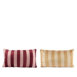 CUSCINO 50X30H8CM RIGHE  COLORI ASSORTITI
