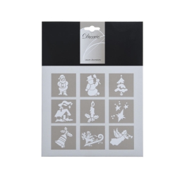 STENCIL 9PZ SOGGETTI ASSORTITI