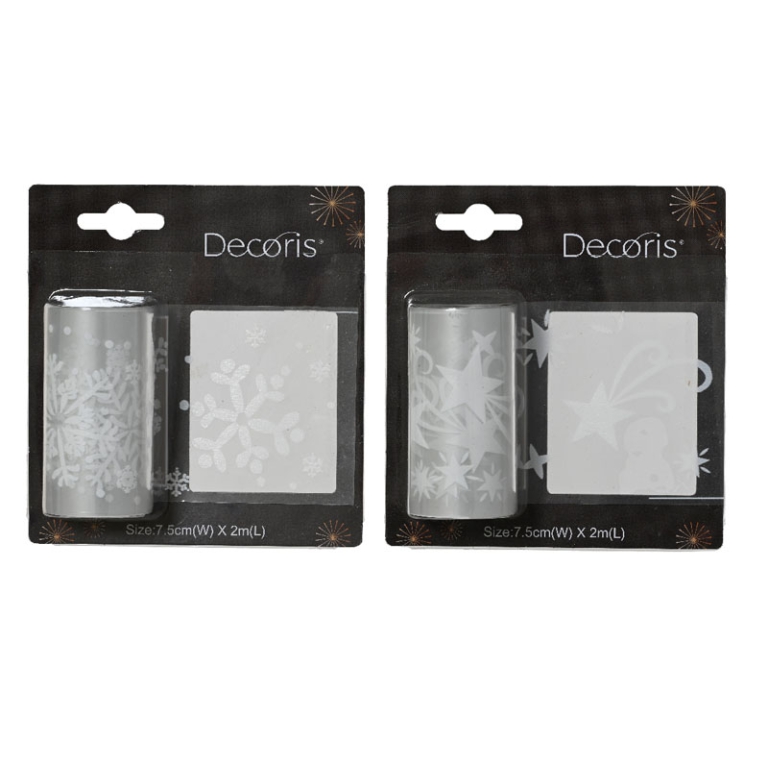 DECORO PER FINESTRA 2MT  SOGGETTI ASSORTITI