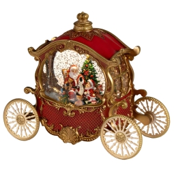 SCENARIO LED SFERACQUA   H21,50CM CARROZZA