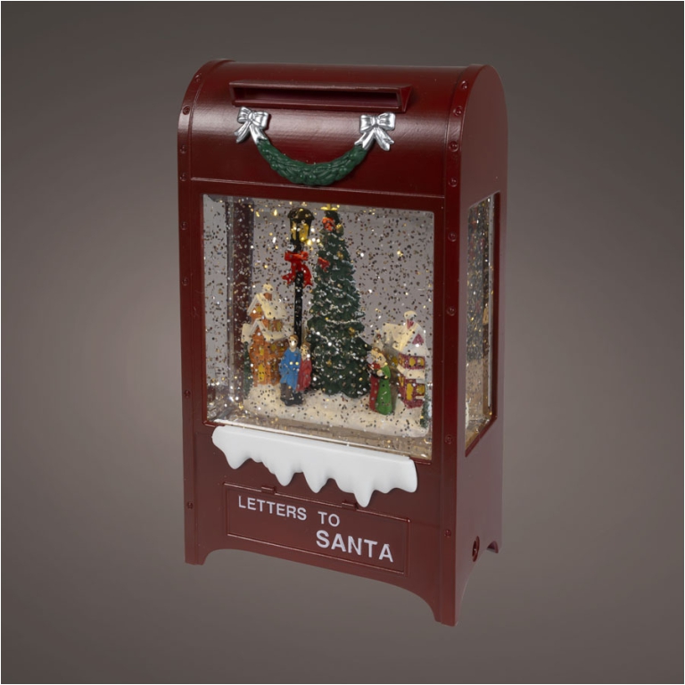 SCENARIO LED SFERACQUA   H21CM SCATOLA LETTERE