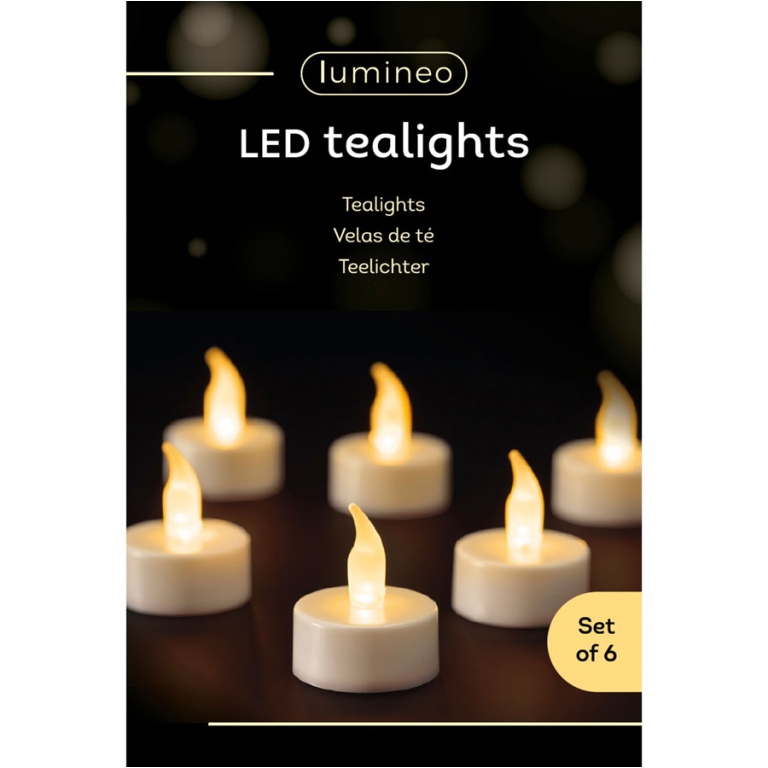 TEALIGHT 6PZ LED LUMINOSOCOLORATO 5