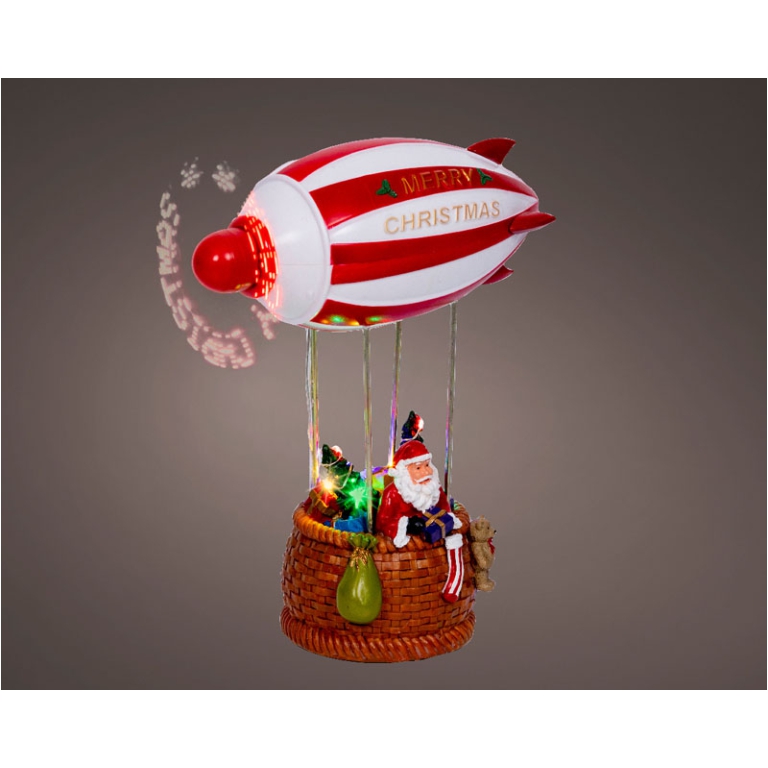 SCENARIO LED 9X16H20CM DIRIGIBILE CON MOVIMENTO