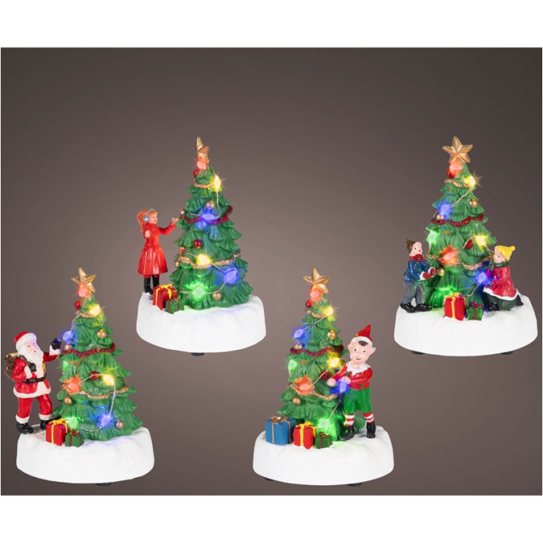 SCENARIO LED 8X9XH13CM 8L ALBERI SOGGETTI ASSORTITI 2