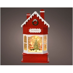 SCENARIO LED AD ACQUA    9X15H29CM CASETTA