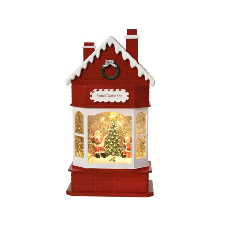 SCENARIO LED AD ACQUA    9X15H29CM CASETTA 2