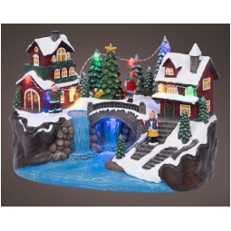 SCENARIO LED 15X26H18CM CON MOVIMENTO