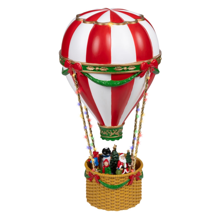 SCENARIO LED D21,5XH41,5CM MONGOLFIERA 92L