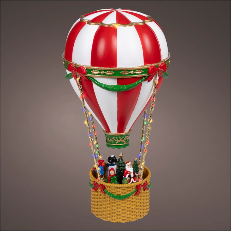 SCENARIO LED D21,5XH41,5CM MONGOLFIERA 92L 2