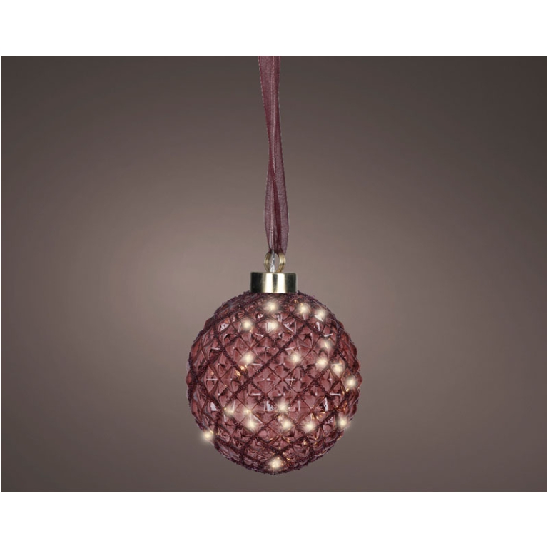 SFERA LED D14CM BORGOGNA