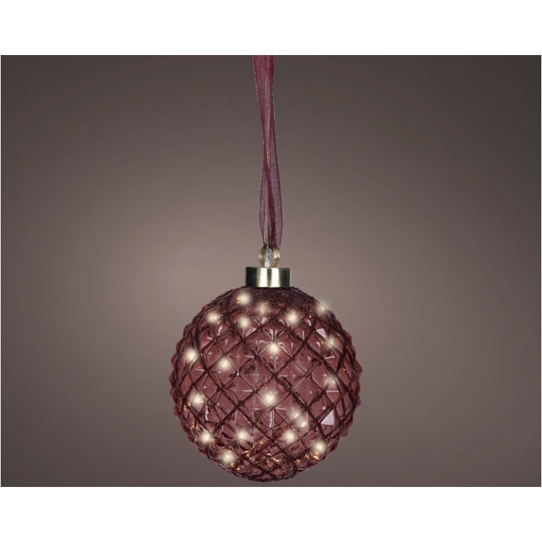 SFERA LED D20CM BORGOGNA