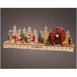 SCENARIO LED 9X78H25CM LEGNO COLORATO